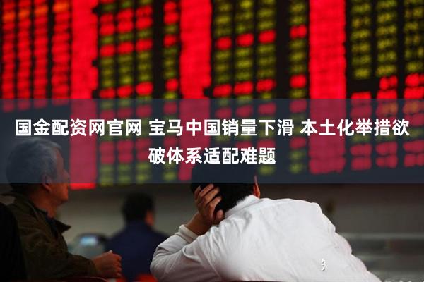 国金配资网官网 宝马中国销量下滑 本土化举措欲破体系适配难题